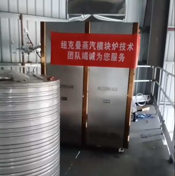 東莞某廠采購一臺紐克曼超低氮蒸汽模塊爐，設(shè)備已調(diào)試完畢!